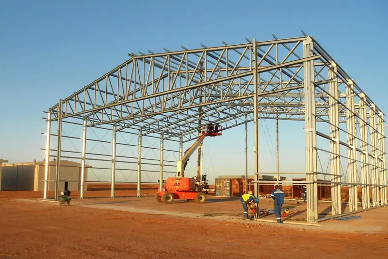 Construction Process of Steel Structure Factory Buildings